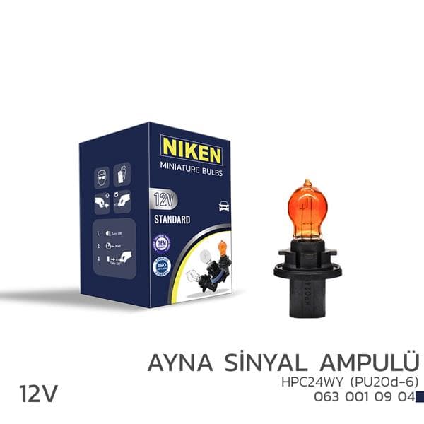 NIKEN 12V HPC24WY AYNA SİNYAL AMP(PU20d-6)AMB 10L...