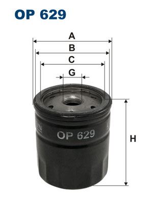 YAĞ FİLTRESİ FORD ORION 1.4 71HP 07/90-07/93 - FILTRON - OEM 047198561F