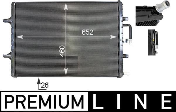 Niedertemperaturkühler AUDI A6 RS