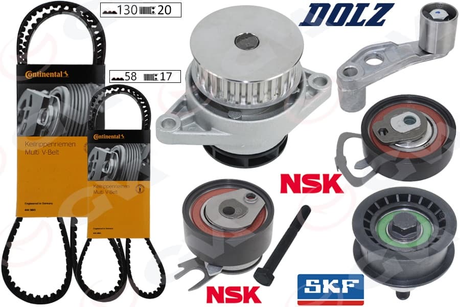 DEVİRDAİMLİ TRİGER SETİ(130x20) GOLF4-BORA 1.6 16V...