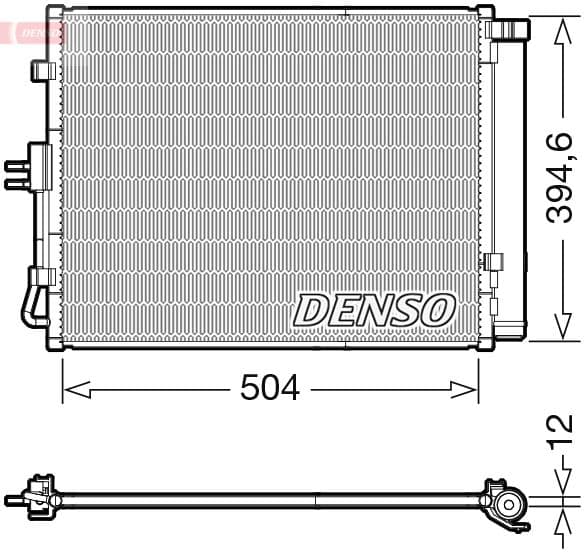 CONDENSER. AİR CONDİTİONİNG KIA SOUL I (09-)
