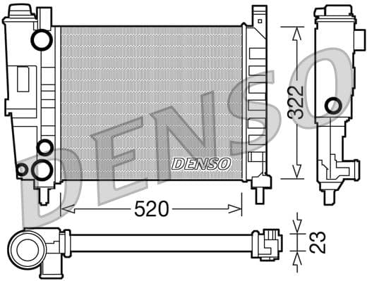 RADIATOR FIAT ELBA (85-97)