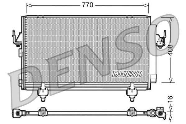 CONDENSER. AİR CONDİTİONİNG TOYOTA RAV 4 II (00-05...