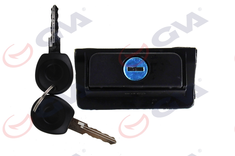 BAGAJ KİLİDİ (ÇİFT ANAHTARLI) SİYAH DESENLİ POLO (94-01) - GVA - OEM 1H6827571E