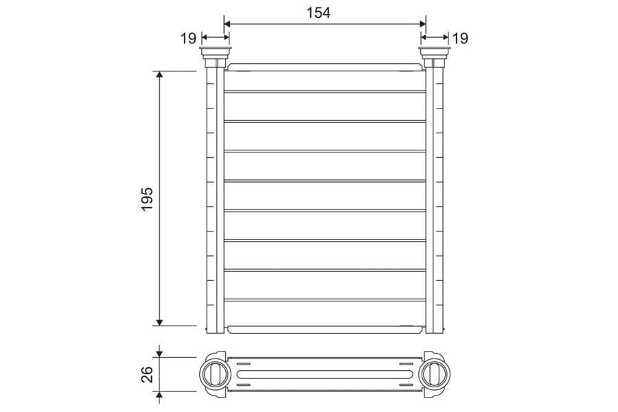 KALORIFER RADYATORU MERCEDES W176 W246 C117 X117 X...