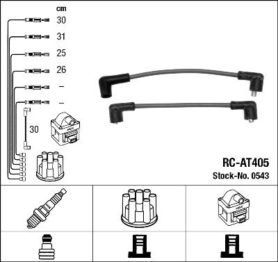RC-AT405 ATEŞLEME KABLOSU - NGK