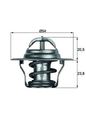 TERMOSTAT NISSAN MICRA II (K11) 80C