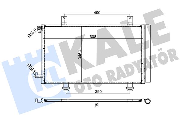KONDENSER SEDICI- SX4 AL AL - KALE - OEM 95310-79J00