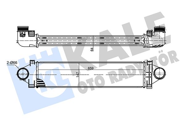 TURBOSARJ RADYATORU LAND ROVER FREELANDER II 224DT L359 - KALE - OEM LR009802