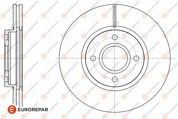 FREN DISKI — EUROREPAR 1642762180 - EUROREPAR - OEM 1642762180