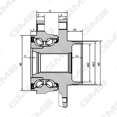ON TEKER PORYASI (KIT) RENAULT MEGANE IV 15> SCENIC IV 15> TALISMAN 15> NISSAN QASHQAI II 13> ABS SENSÖRLÜ - GMB - OEM 402024EA1A