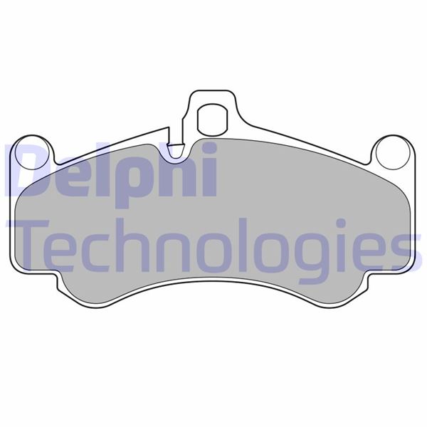 ÖN-ARKA FREN BALATASI 911 GT2-911 GT3-911 TURBO-CARRERA GT 04-2001-12-2009 - DELPHI - OEM 98035193900