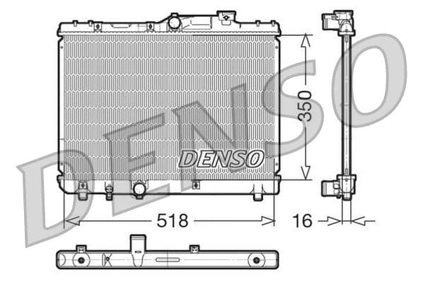 RADİATOR. ENGİNE COOLİNG TOYOTA CELICA (93-99)
