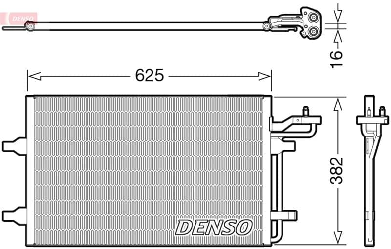 KLİMA RADYATÖRÜ VOLVO C30-C70-S40-V50 05> 1.6-2...
