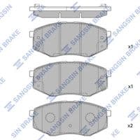 ÖN FREN BALATA HYUNDAI SONATA 09-14 / iX20 1,4L 1,...