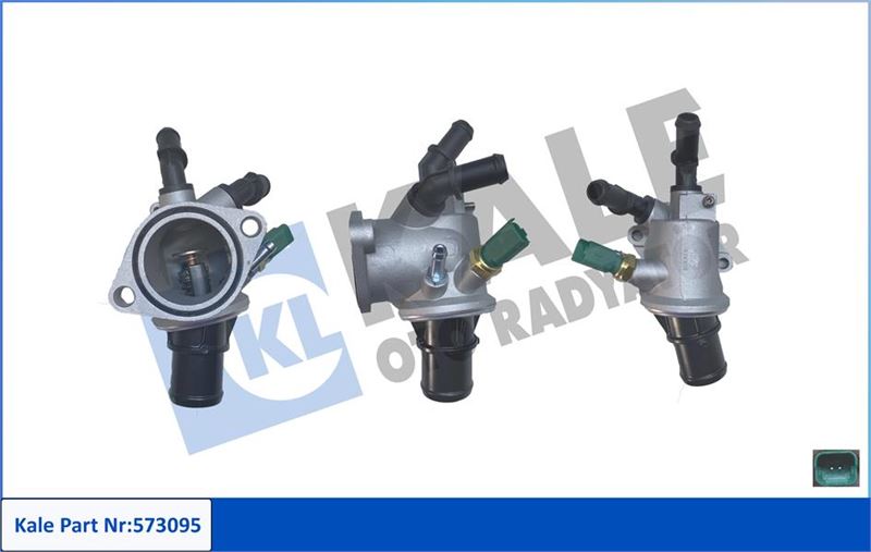 TERMOSTAT+FLANŞ 88°C ALFA ROMEO 159-FIAT CROMA-GRA - KALE - OEM 1338039