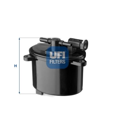 YAKIT FILTRESI LAND ROVER 224DT DISCOVERY SPORT L550 FREELANDER II L359 RANGE ROVER EVOQUE L538 . JAGUAR XF X250 . PSA P407-P508-P607-CITROEN C5-C6-C8 2.2 HDI - UFI - OEM LR001313