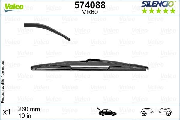 SILECEK SUPURGESI ARKA 260mm MERCEDES B-CLASS W246...