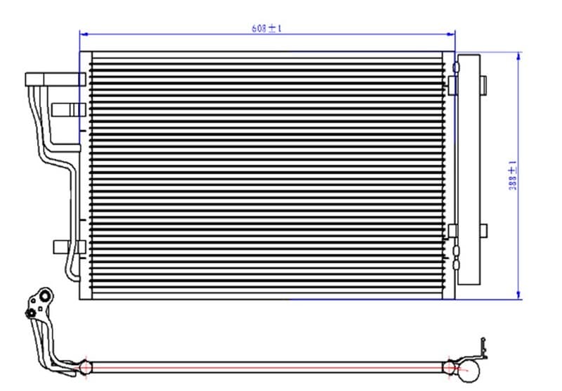 KLİMA RADYATÖRÜ (KONDENSER) HYUNDAI İ30 1.4L 1.6L ...