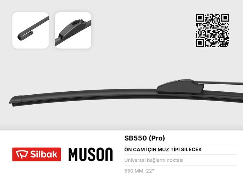 SİLECEK SÜPÜRGESİ 550mm (MUZ TİPİ) ÜNİVERSAL