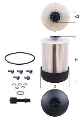 YAKIT FILTRESI MERCEDES OM622 OM699 W447 W470 . RE...