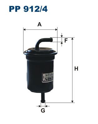 YAKIT FİLTRESİ SUZUKI GRAND VİTARA 1.6 94HP 03/98-09/05 - FILTRON - OEM 1541065D00