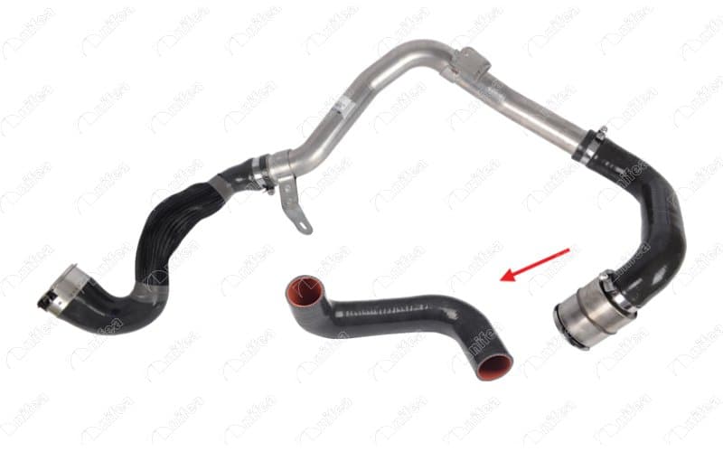TURBO HORTUMU METAL BORU HARİÇ OK İLE GÖSTERİLEN H...