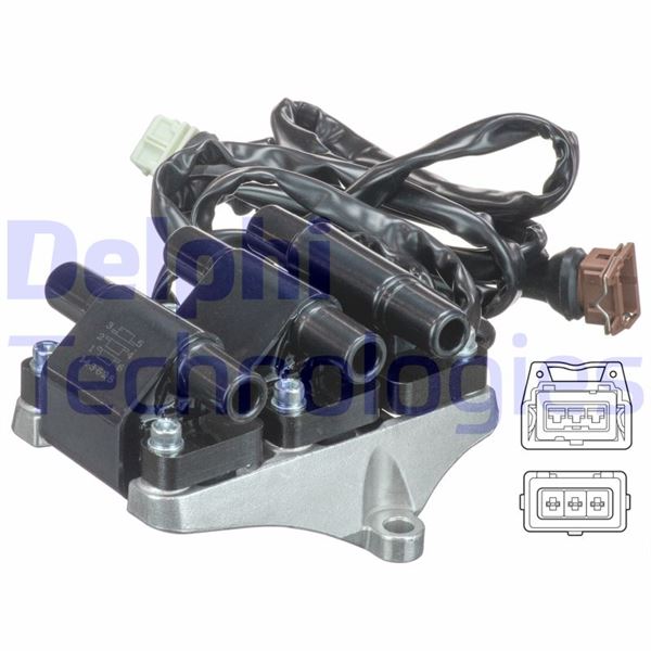 ATEŞLEME BOBİNİ A4-A8 03/1994 > 09/2001 - DELPHI - OEM 078905101C