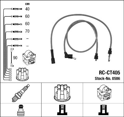 RC-CT405 ATEŞLEME KABLOSU - NGK
