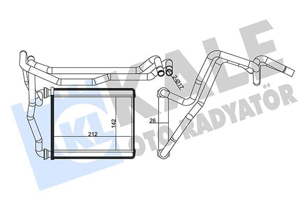 KALORİFER RADYATÖRÜ TOYOTA RAV4 2.0L 1AZ-FE ACA21 ...