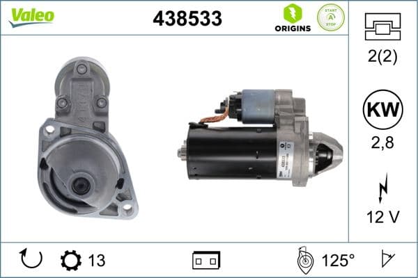 MARS MOTORU (12V 2.5kW 13 DIS / START-STOP) MERCED...