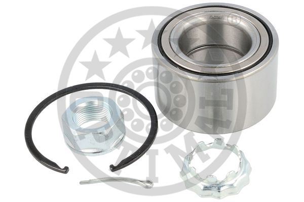 ÖN TEKER RULMANI TOYOTA AVENSIS 1.6L 3ZZ-FE ZZT250 03-08 / COROLLA 1.4L 1.6L 4ZZ-FE 3ZZ-FE ZZE120 ZZE121 VVTİ 02-06 / 1.4L 1ND-TV NDE120 04-06 (RULMAN+SEGMAN+SOMUN+EMNİYET PULU) - OPTIMAL - OEM 9036340066