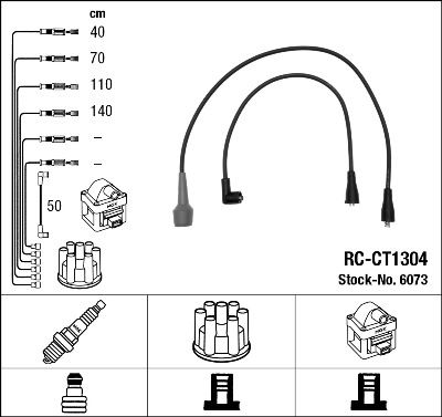 RC-CT1304 ATEŞLEME KABLOSU - NGK