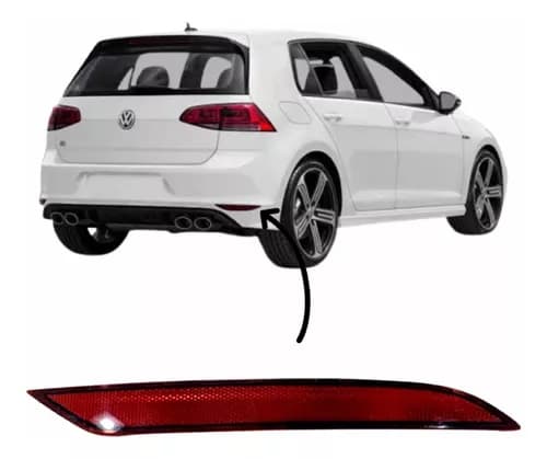 REFLEKTOR ARKA TAMPON SAG GOLF7.5 2014-2020