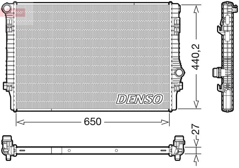 RADİATOR. ENGİNE COOLİNG AUDI A3 (8V) (12-)