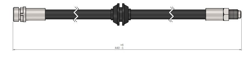 FREN HORTUMU ARKA FORD FOCUS 98> — CAVO C900740A - CAVO - OEM 98AG