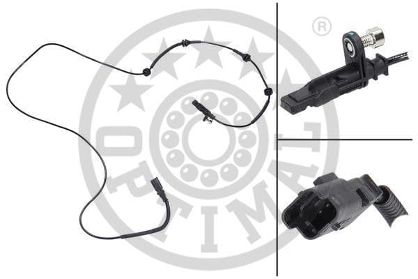 ABS TEKERLEK HIZ SENSÖRÜ ARKA PSA 407 1.8 16V-2.0 ...