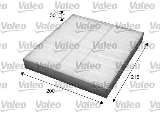 KABİN FİLTRESİ NISSAN X-TRAİL I (T30) 2.0İ 140HP 05/01-06/07 - VALEO - OEM 27277Z5000