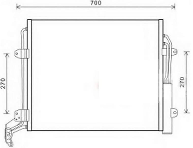 KLİMA BRAZİNG CONDENSER A/M()SHARAN 201+ / SEAT AL...