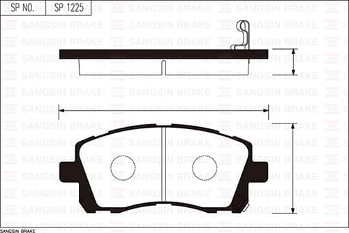 ÖN FREN BALATA SUBARU FORESTER 2,0L S Turbo 97-02 ...