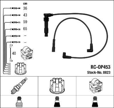 RC-OP453 ATEŞLEME KABLOSU - NGK