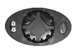 DIŞ DİKİZ AYNA CAMI ISITMALI SAĞ COOPER 50 R52 R53 - ART - OEM 51167058060