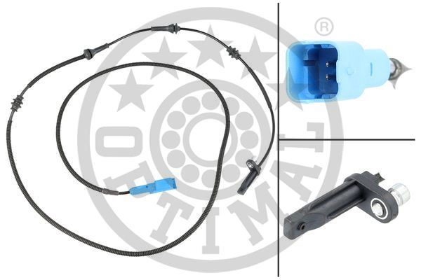ABS DEVİR SENSÖRÜ ARKA PEUGEOT P508 10> - OPTIMAL - OEM 4545.K7
