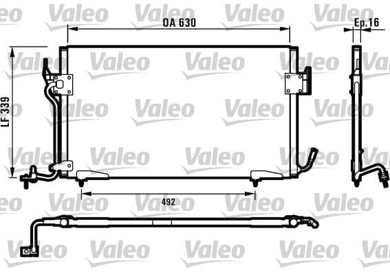KLİMA KONDENSERİ PARTNER 96>BERLINGO 96> XSA...
