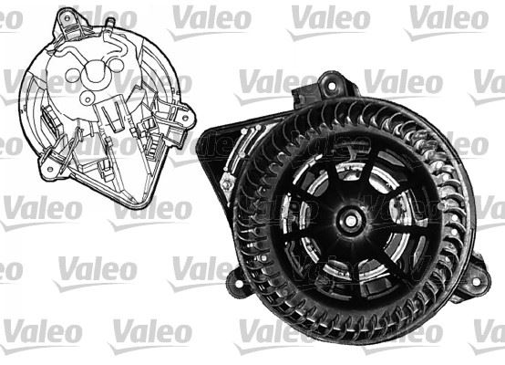 KALORİFER MOTORU 12V PEUGEOT PARTNER 96>11 CITROEN BERLINGO 96>11 ZX 91> (KLİMALI ARAÇLAR İÇİN) - VALEO - OEM 6441.L3