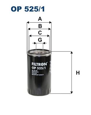 YAĞ FİLTRESİ AC DELCO — FILTRON OP525.1 - FILTRON - OEM X4057E