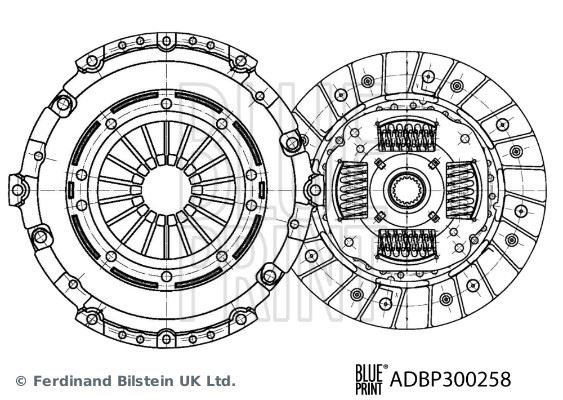 DEBRİYAJ SETİ SUZUKI — BLUEPRINT ADBP300258 - BLUEPRINT - OEM 2210069K01S1