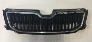 ON PANJUR KROM CERCEVE UST PLASTIK BIRLIKTE MAT SIYAH KOMPLE OCTAVIA 2013-2018 - PRO-A - OEM 5E0853651