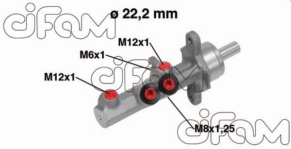 (x) ANA MERKEZ AUDI A3 (8P1) 1.4-1.6-2.0 (03-12) (22.2mm) - CIFAM - OEM 1K1614019F