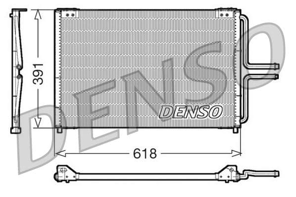 CONDENSER. AİR CONDİTİONİNG RENAULT AVANTIME (01-0...